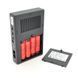ИБП UPS-18W DC1018P YT45454 для роутеров/коммутаторов/PON/POE-430, 5//9/12V, 1A, 12800MAh(съемные 4*3200MAh), Black, BOX -YT45454 фото 3