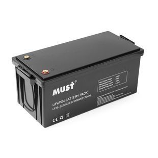 Аккумуляторна батарея Must LiFePO4 LP15-24200 25.6V 200Ah, 5,12kWh, BMS100A@4S, 6000 cycles, 522x240x218, 45kg -YT32867 фото