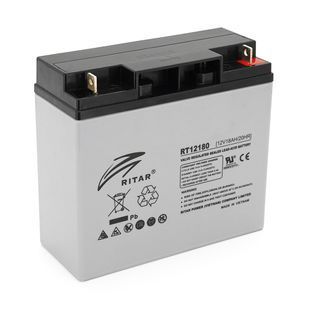 Акумуляторна батарея AGM RITAR RT12180GL5, Gray Case, 12V 18.0Ah (177х75х167 ) Q4 -YT39986 фото