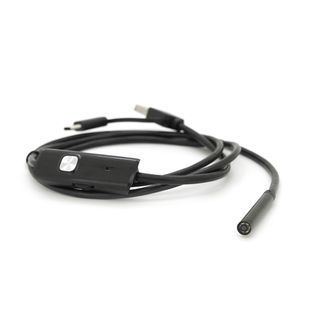 Універсальний ендоскоп 3в1 (USB+MicroUSB/Type-C) для смартфона/ПК, камера 5.5мм, м'який кабель 1м, з LED-підсвічуванням, IP67 -YT18341 фото