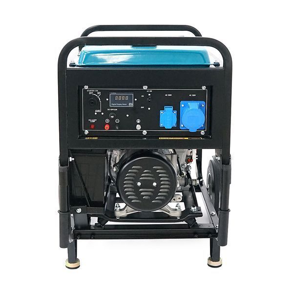 Дизельний генератор FULL FDK10000LE, 1-фазний 230V, 50Hz, 9.4kVA/7.5kW, бак 12,5 л, витрата 2 л/год, ручний/стартер (без АКБ), 700х510х620 мм, 124 кг -YT43574 фото
