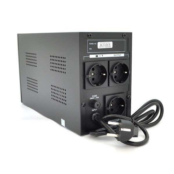 ДБЖ Ritar RTM1500 (900W) Proxima-D, LCD, AVR, 3st, 3xSCHUKO socket, 2x12V9Ah, metal Case (350х120х190) Q2 -YT5863 фото