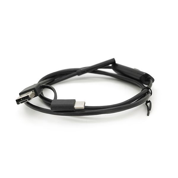 Універсальний ендоскоп 3в1 (USB+MicroUSB/Type-C) для смартфона/ПК, камера 5.5мм, м'який кабель 1м, з LED-підсвічуванням, IP67 -YT18341 фото