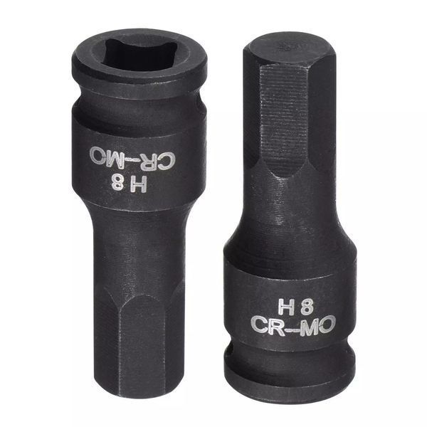 Головка 1/4" з насадкою Hex 8мм ударна FORSAGE F-2243208 47979 фото