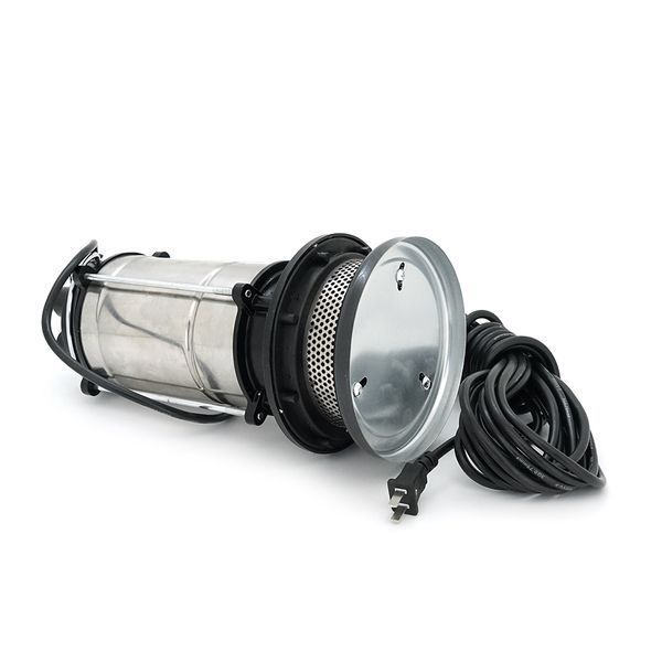 Занурювальний насос, 1100W, 220V, до 4м&sup3;/год, підйом до 26м, 25мм, нержавіюча сталь, 410х195х225 мм, 11 кг. + перехідник -YT38237 фото