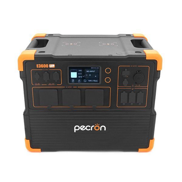 Power station Pecron E3600LFP APP Control, 3072/3600Wh LiFePO4, MPPT 800W max, DC12V-5A, XT60-12V-30A, 3хAC 220, 4xUSB-18W, 2хUSB-C(100W), 2x wireless 15W, Fast charge 90min, 445&times;307&times;350mm, 36kg -YT44138 фото