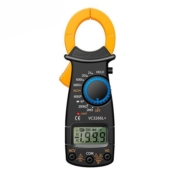Токовые клещи-мультиметр ANENG VC3266L+. Измерения: V DC, V AC, A AC, &Omega;, NCV. Функции: прозвонка, проверка диодов, Hold, индикация фазы. -YT32106 фото