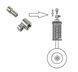 Ключ для передньої стійки амортизатора (Volvo) HCB AUTO TOOLS A1381 8832 фото 5