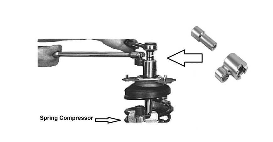 Ключ для передньої стійки амортизатора (Volvo) HCB AUTO TOOLS A1381 8832 фото